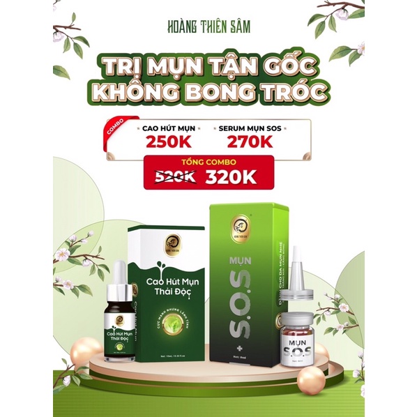 Mụn SOS Hoàng Thiên Sâm ⚡️Freeship⚡️Tiêu diệt mụn tận gốc, không bong tróc. | BigBuy360 - bigbuy360.vn