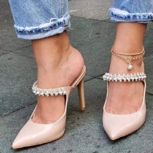 Giày Cao Gót Mũi Nhọn Size Lớn Thời Trang Dành Cho Nữ / Size 36-43