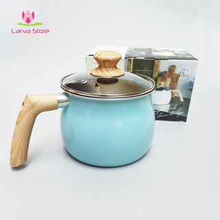 Nồi Chống Dính 15cm Đáy Từ (Chiên Rán, Luộc, Nấu..) - Larva Store