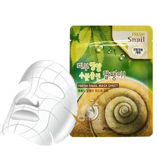 Mặt Nạ Dưỡng Chất Collagen Ốc Sên 3W Clinic Fresh Snail Mask Sheet 23ml