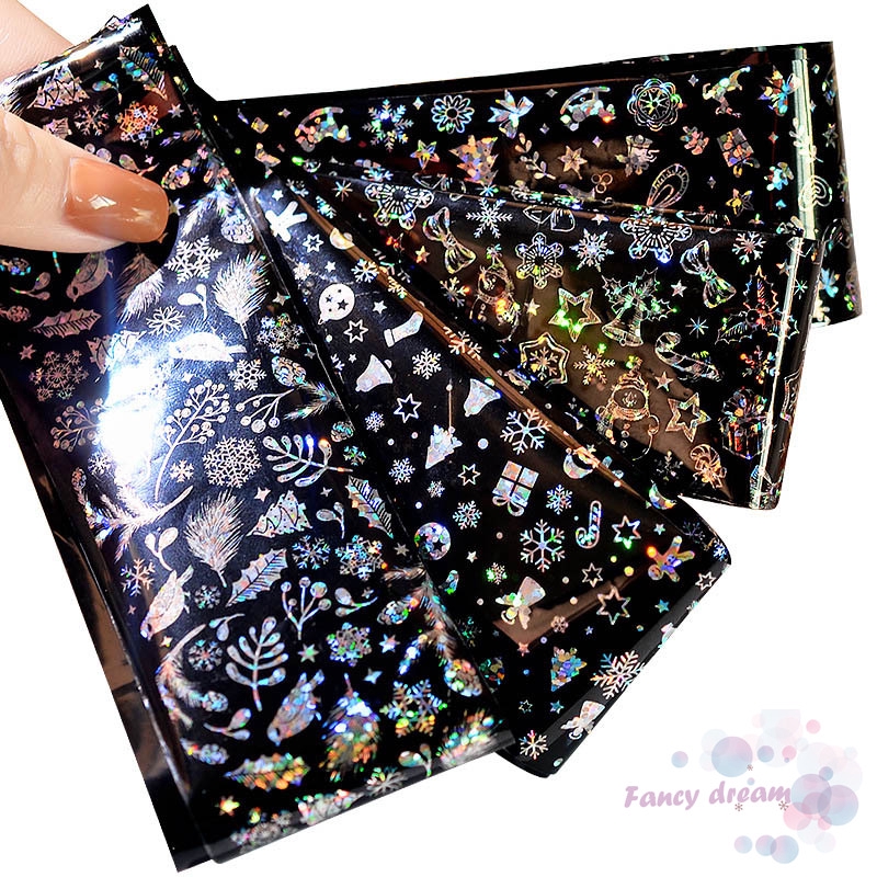 Set 4 tờ miếng dán trang trí móng tay nghệ thuật thời trang dành cho nữ