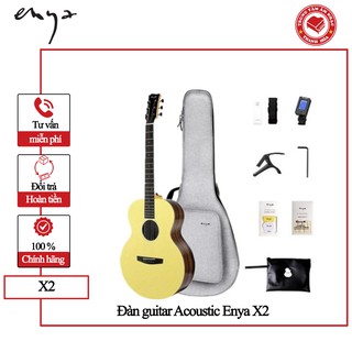 Đàn guitar Acoustic Eyna X2 - Hàng chính hãng