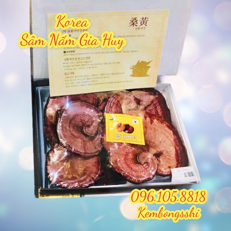 [HÀNG MỚI VỀ] Nấm Linh Chi Đỏ 6 HÀN QUỐC - HỘP QUÀ BIẾU SANG TRỌNG
