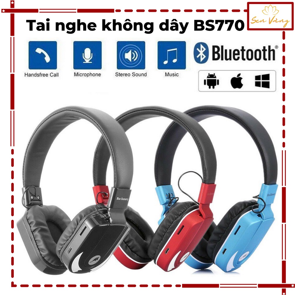!MỚI! Tai nghe Bluetooth không dây BS. Đàm thoại 2 chiều nghe gọi lên tới 4-5 giờ. Dung lượng 300mAh