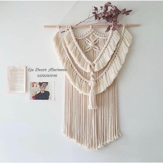 [Giá ưu đãi] Mành Macrame Treo Tường Decor Phong Cách Hàn Quốc
