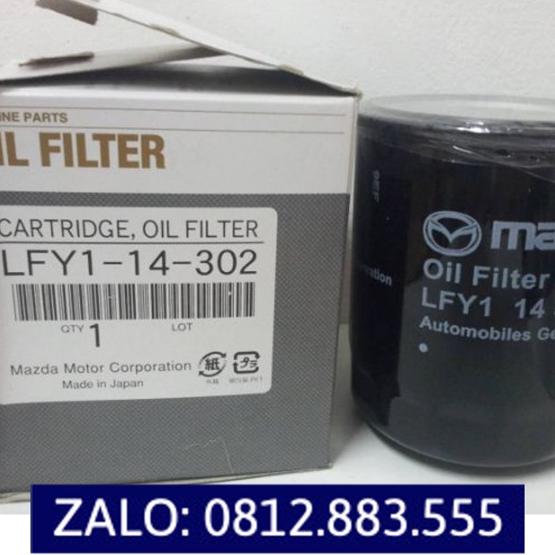 Lọc dầu nhớt Mazda 6, Focus (Mã: LFY1-14-302)