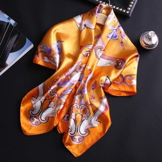 [HOT TREND] Khăn Lụa Vuông - Khăn Vuông Quàng Cổ Đa Năng - Khăn Turban Thời Trang Thanh Lịch Cho Nàng Size 90x90 cm