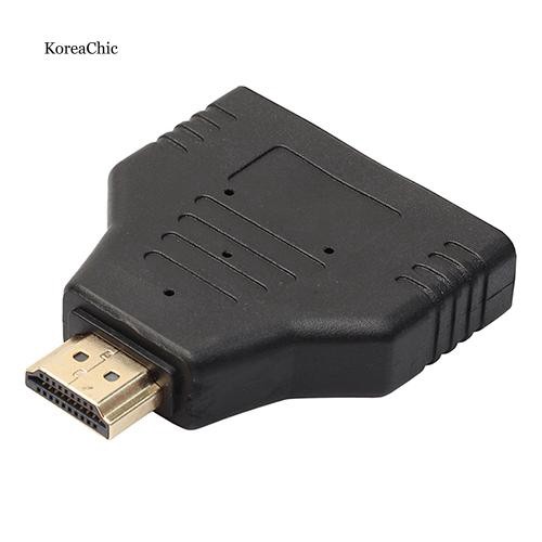 Dây cáp chia cổng HDMI từ 1 đầu đực sang 2 đầu cái