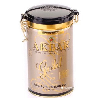 Trà Đen Akbar Gold Nhập Khẩu Hộp Thiếc 255gr