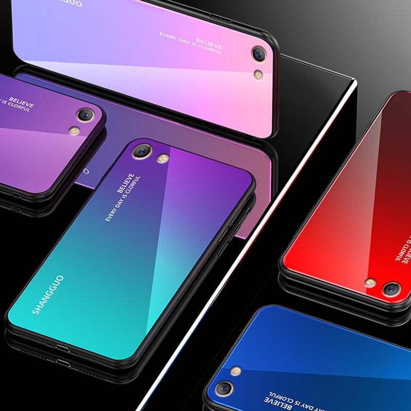 Ốp Lưng Kính Cường Lực Màu Gradient Cho Samsung Galaxy S21 Ultra S21 + Samsung S21 Plus