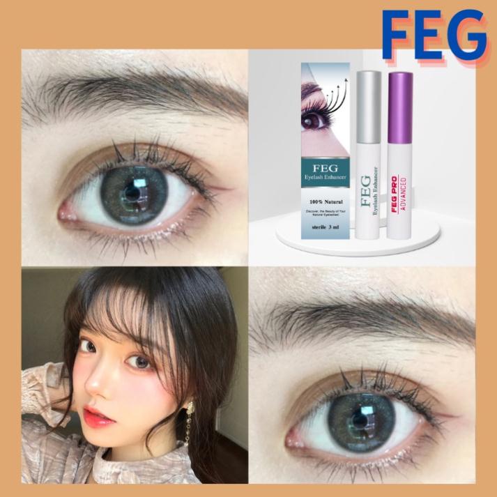 Dưỡng mi FEG Pro-Advanced (Hồng)- Feg Eyelash Enhance (xanh)3ml