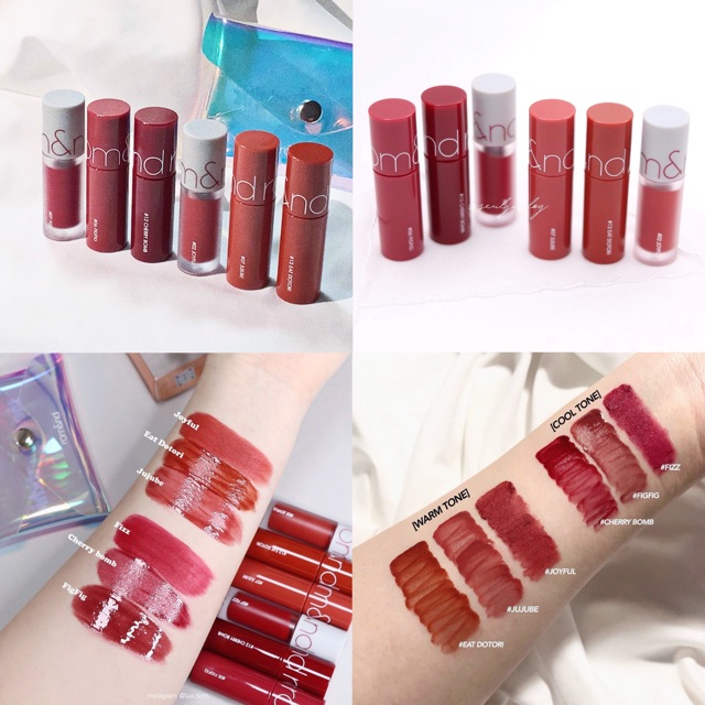 [NEW] Set 3 thỏi son minisize Romand Best Tint Edition 2020 (Có Sẵn)