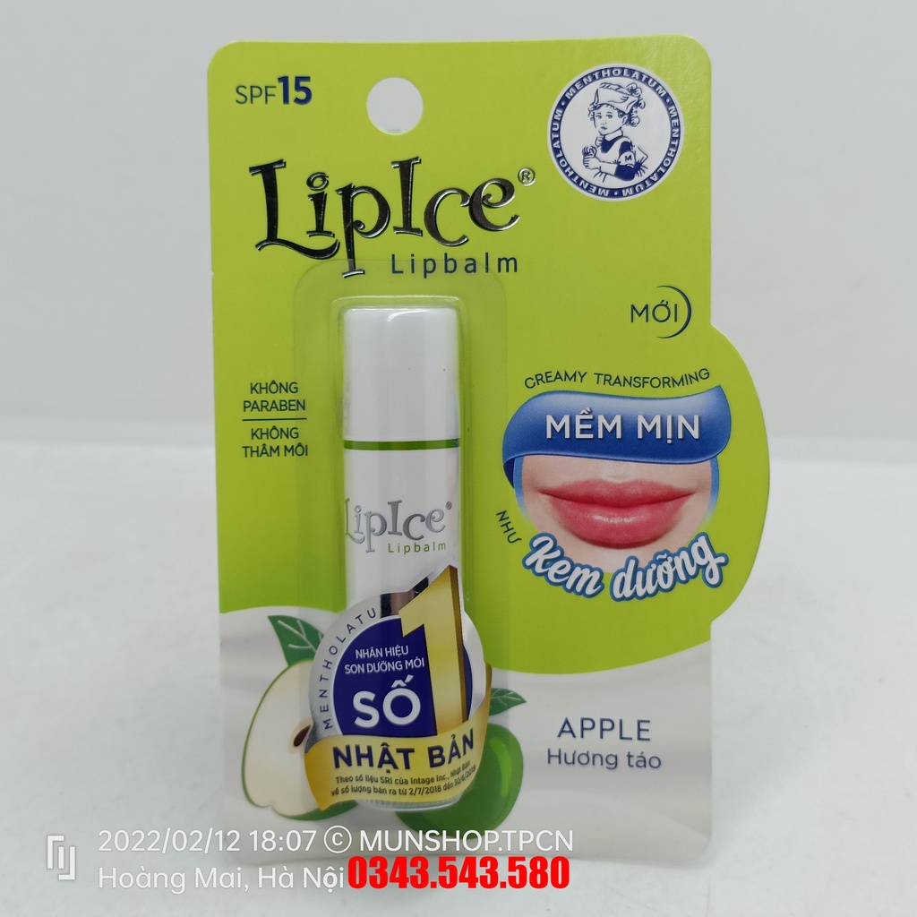 Son dưỡng không màu LipIce Lipbalm - Son dưỡng số 1 Nhật Bản