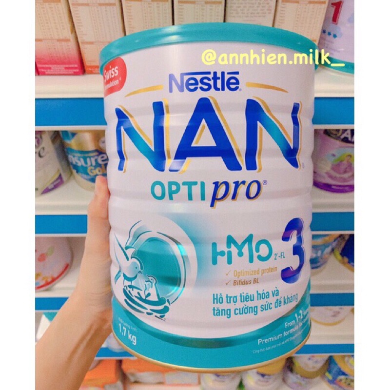 [mẫu mới] Sữa NAN OPTIPRO 3 - lon 900g/1,7kg