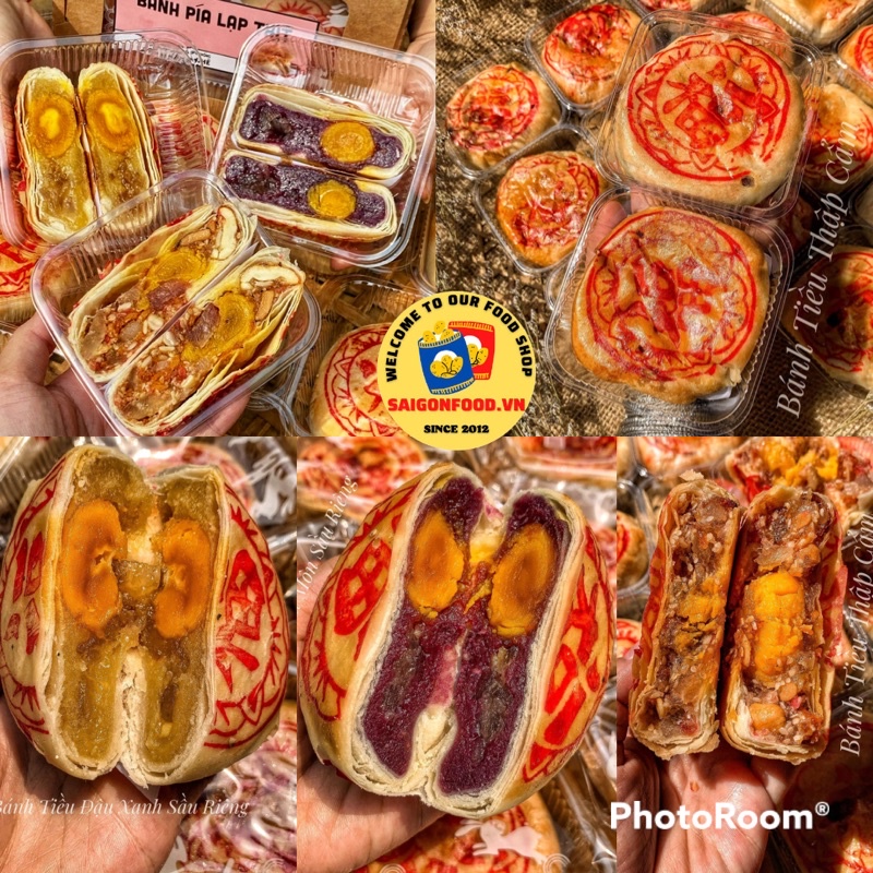 Bánh Pía Lột Da Trứng Muối - Bánh Tiều Nhân  - Ít Ngọt Thơm Ngon