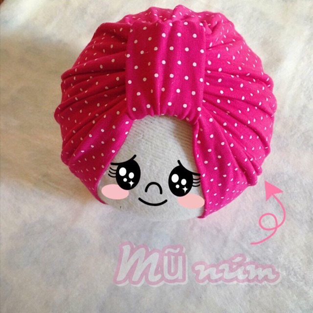 Mũ turban cho bé