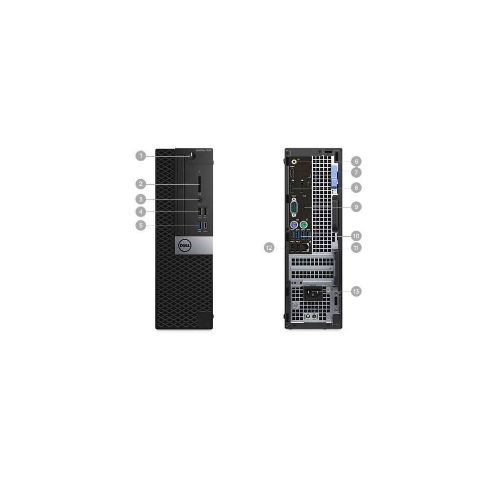 Máy Tính Đồng Bộ Dell ThanhBinhPC Dell Optiplex 3050 SFF ( CPU Core i7 6700- RAM 8GB- SSD 120GB- HDD 500GB ) - BH 12T.