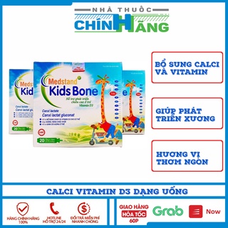 Medstand Kids Bone - Calci Vitamin D3 dạng uống giúp phát triển xương