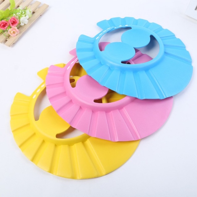 Mũ chắn nước Gội Đầu hình thú an toàn cho bé