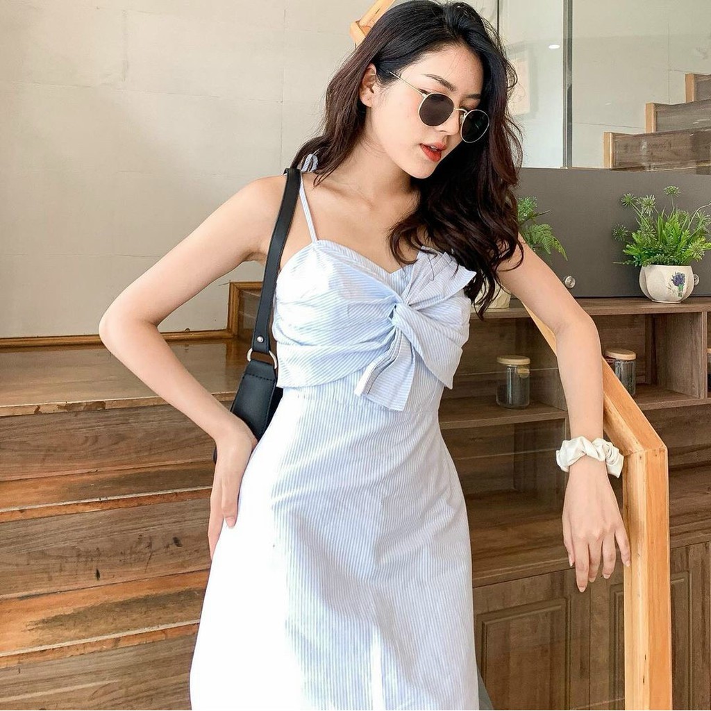 Váy maxi đẹp, đầm xòe nữ dáng dài phong cách nữ tính, hàng chuẩn đẹp bán shop, phom dưới 53kg | BigBuy360 - bigbuy360.vn