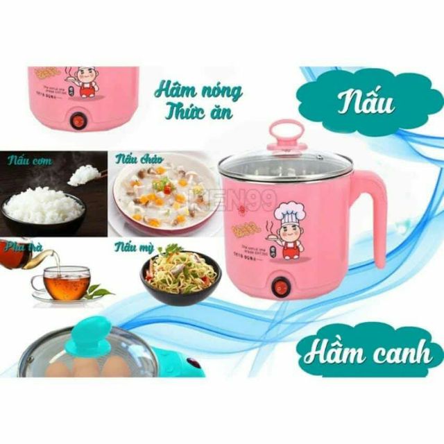 ( MIỄN SHIP Ở HCM) Nồi nấu mì siêu tốc, đa năng ( 16cm).