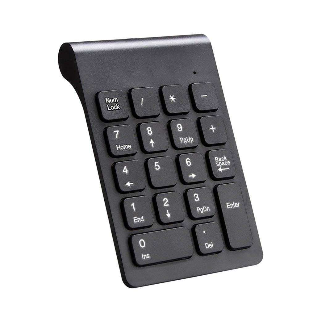 Bàn phím số mini 18 phím không dây kết nối USB cho máy tính