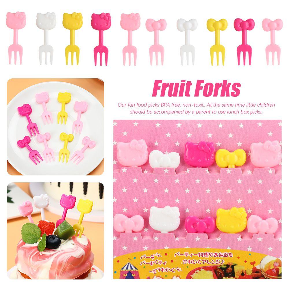 Nĩa Ăn Trái Cây Hình Mèo Dễ Thương