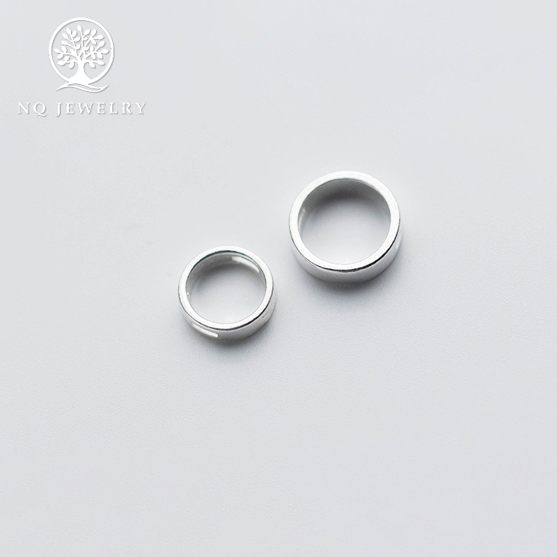 Charm phụ kiện tròn luồng hạt - NQ Jewelry