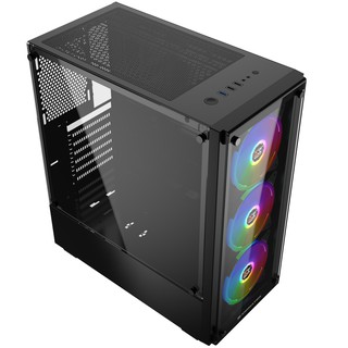 Vỏ case XIGMATEK ARTEMIS BLACK (EN43088) - GAMING ATX, 2 mặt cường lực (không kèm fan)