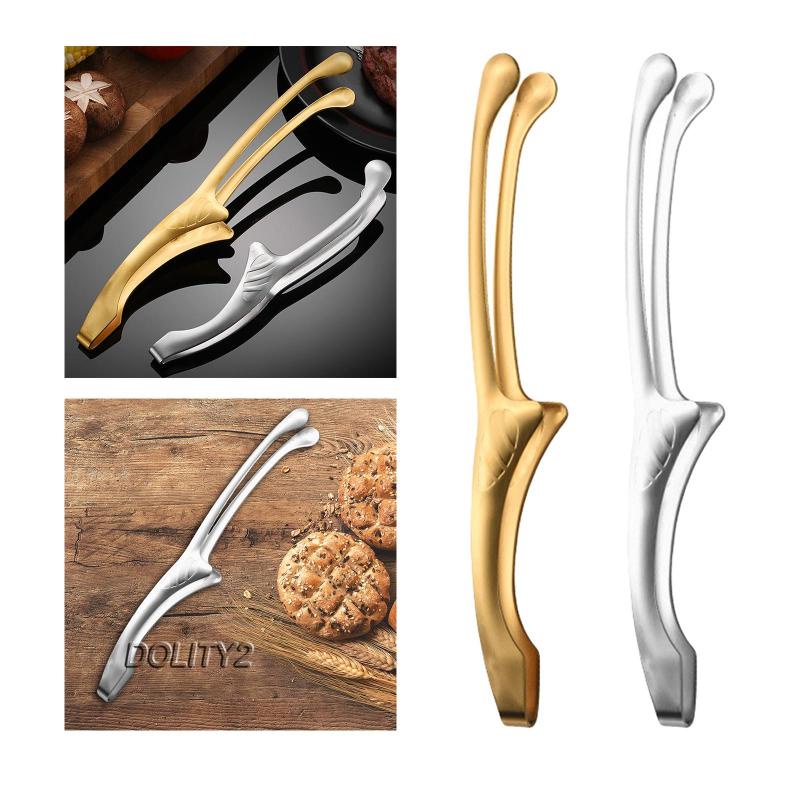 Kẹp Gắp Thức Ăn Bằng Thép Không Gỉ Cách Nhiệt 2 Cái
