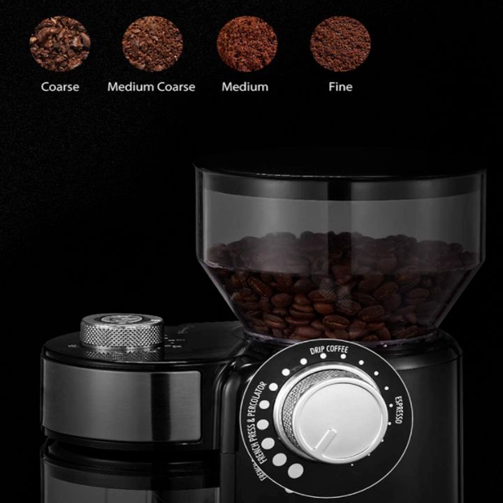 Máy xay cà phê cao cấp nhãn hiệu Shardor HY-1421 công suất 150W, dung tích ngăn chứa hạt 240g - Hàng Nhập Khẩu