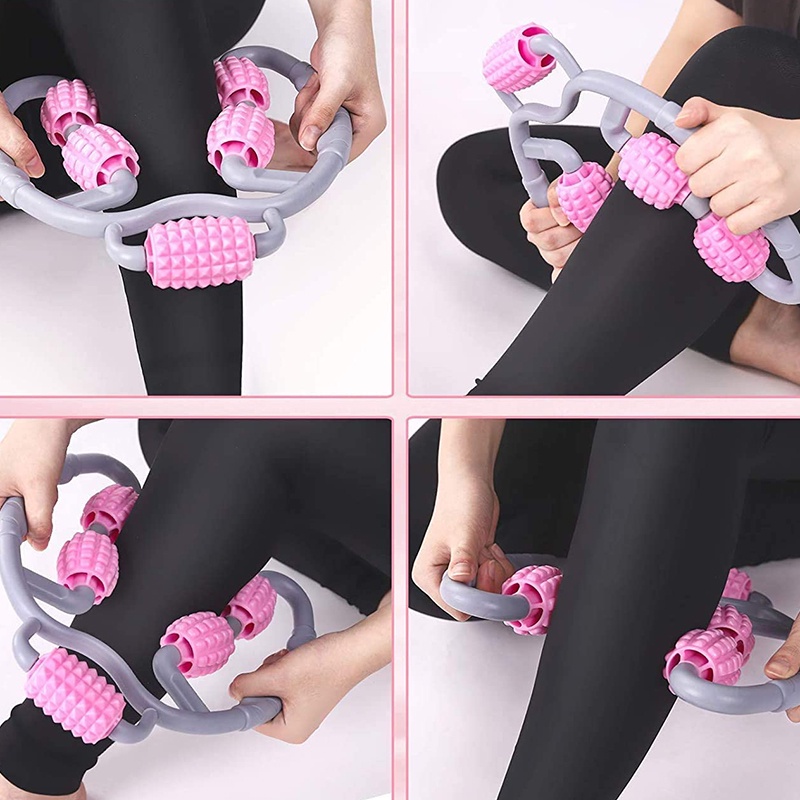 Dụng Cụ Con Lăn Mát Xa Cơ Bắp Chân Hỗ Trợ Tập Yoga Tiện Dụng