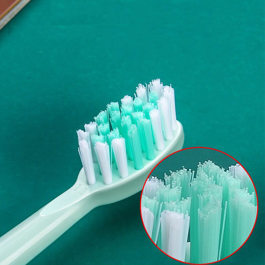 Set 2 đầu bàn chải đánh răng điện SUOLAER sợi chỉ nha khoa chính xác mềm mại