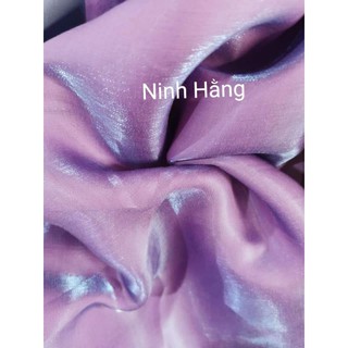 Vải tafta ánh kim đủ màu