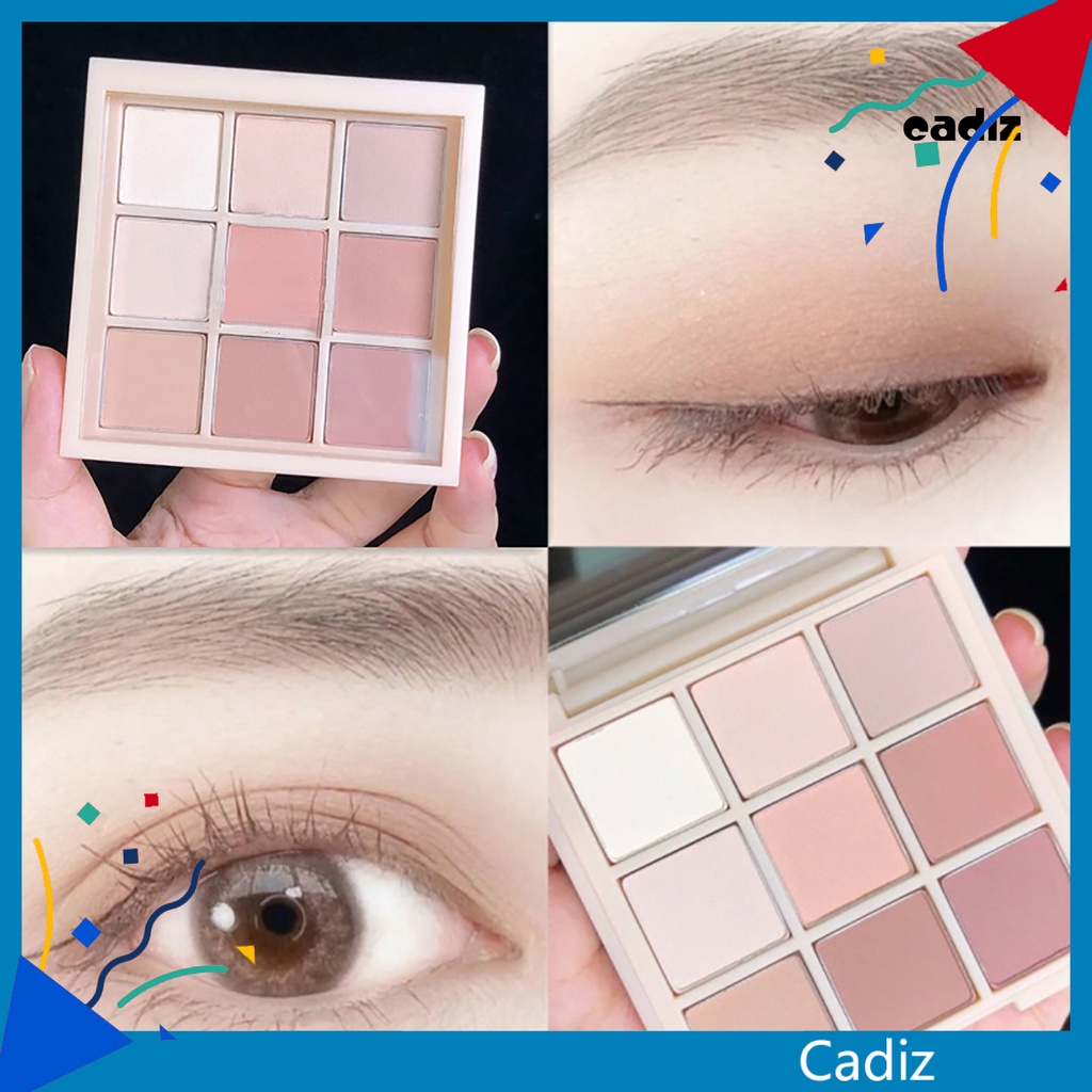 Bảng Phấn Mắt 9g Màu Sắc Tự Nhiên Chống Thấm Nước