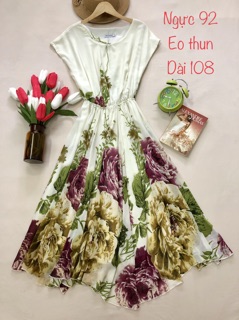 Đầm voan - đầm hoa