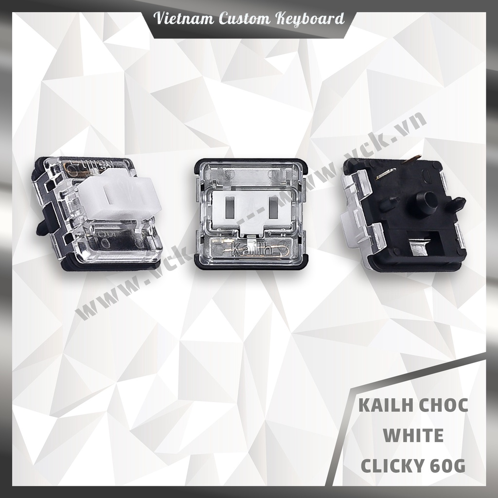 Tổng Hợp Low Profile Switch | Gateron KS-27 | Kailh Choc | Linear/Tactile/Clicky | Dùng Cho Bàn Phím Cơ | VCK