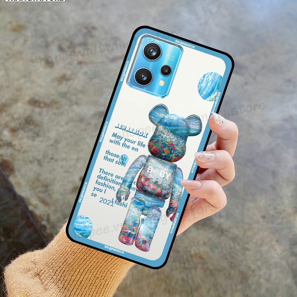 Ốp Realme 9i / 9 Pro in hình gấu Bearbrick,Mountain,xanh,đen,đỏ giá rẻ