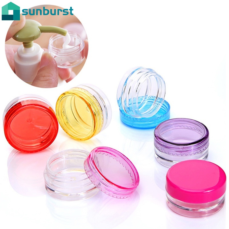 Hộp Đựng Mỹ Phẩm 3g Hình Tròn Tiện Dụng Khi Đi Du Lịch