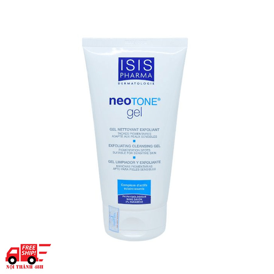 Gel rửa mặt trắng sáng da ISIS Pharma Neotone Gel 150ml