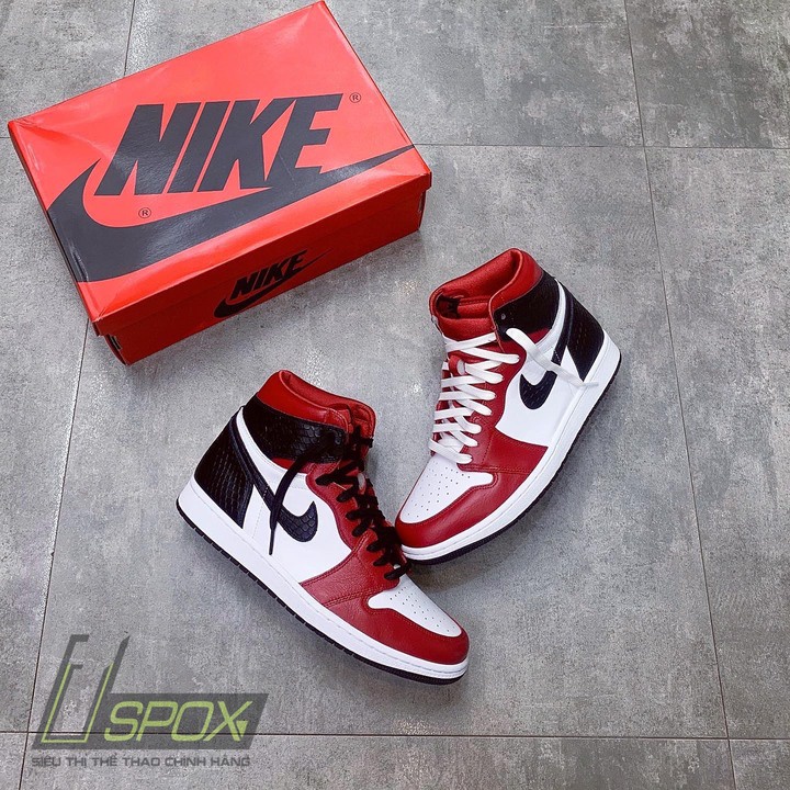 Giày Nike Jordan 1 High Satin Snake