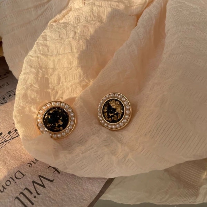 Hoa tai đính hạt phong cách cổ điển thập niên 90 - Maben