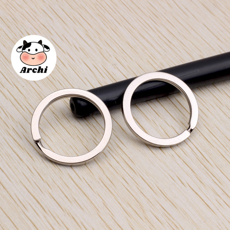 Khoen móc khóa đủ kiểu tổng hợp ,iring phụ kiện EDC dẹt inox
