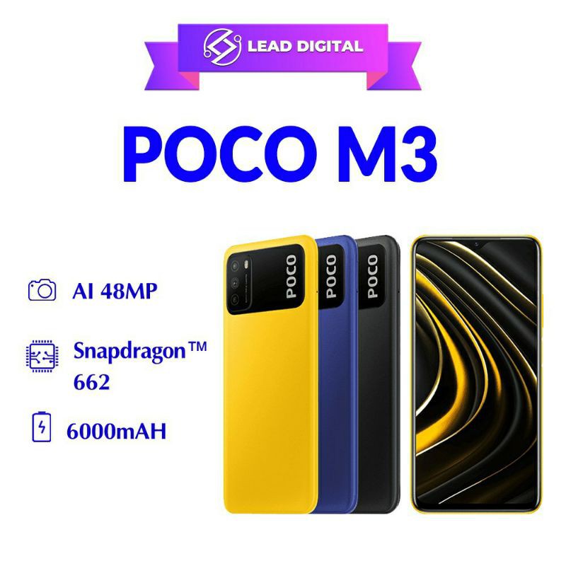 [Rẻ Vô Địch] Điện thoại Poco M3 mới 100% nguyên seal - Hàng Chính Hãng