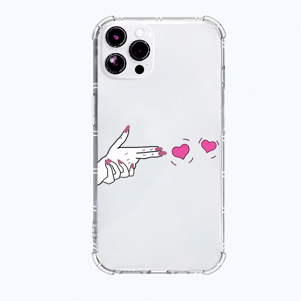 Ốp lưng iphone Bắn tim chống sốc ốp đôi cho iphone 11 13 pro max 12 14 pro max plus mini x r s max 6 s 7 8 plus