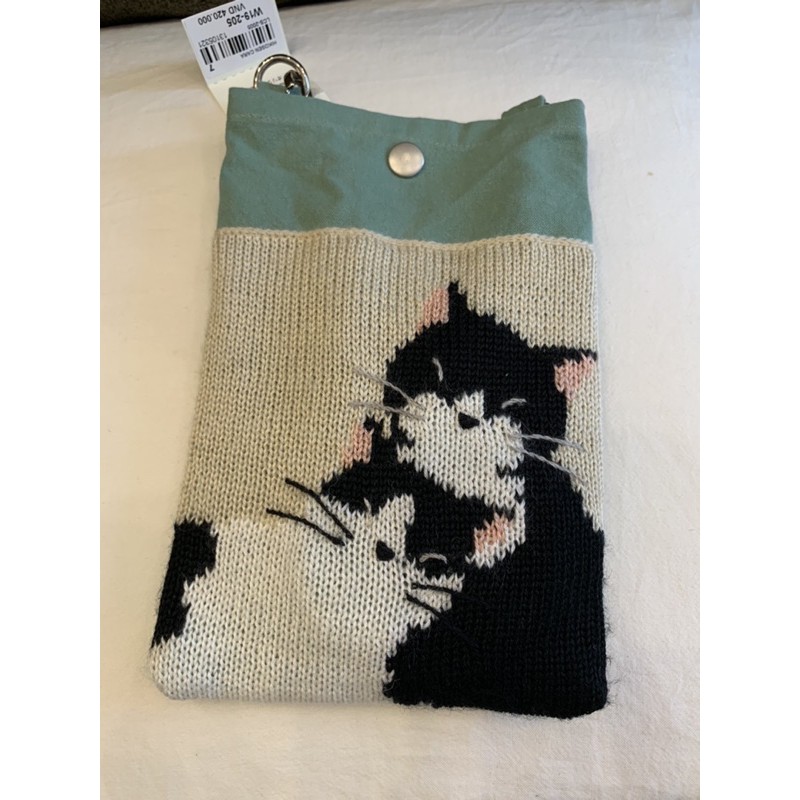 Túi chéo kết hợp len Hikosen Cara