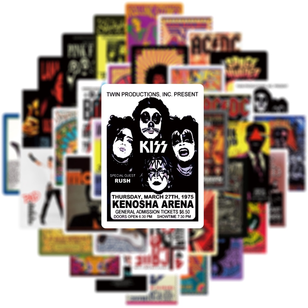 Set 50/25/10 Sticker Graffiti Dán Trang Trí Đa Năng