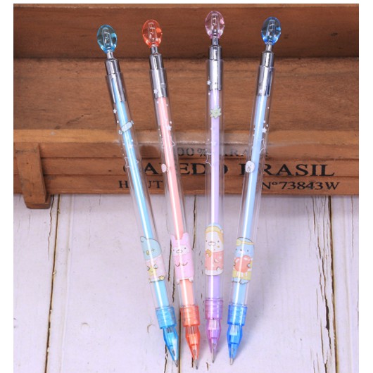 bút chì sumikko áo thỏ BC26 trà sữa viết chì ngựa thần pastel xanh hồng cute dễ thương