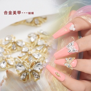 Charm bướm đá, Charm nail trang trí móng cao cấp
