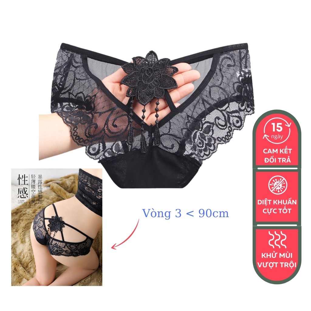 Quần lót nữ sexy DIAS làm từ vải ren thấm hút, khử khuẩn DIAS 001